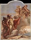 Giovanni Battista Tiepolo Canvas Paintings - Venus Appearing to Aeneas on the Shores of Carthage